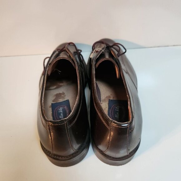 Allen Solly Brogues Wing Tip Brown Leather Made In Mexico Dress Shoes Size 12M - Picture 5 of 10